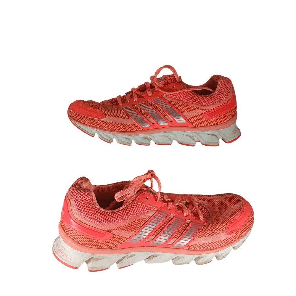 Adidas Adiprene+ Running Shoes 9.5 Coral Pink Neon Athletic Sneakers D68960